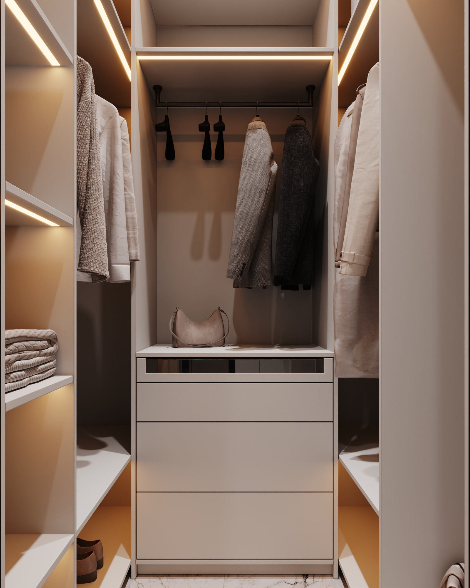 新古典主义公寓丨波兰华沙丨Bodes studio-15