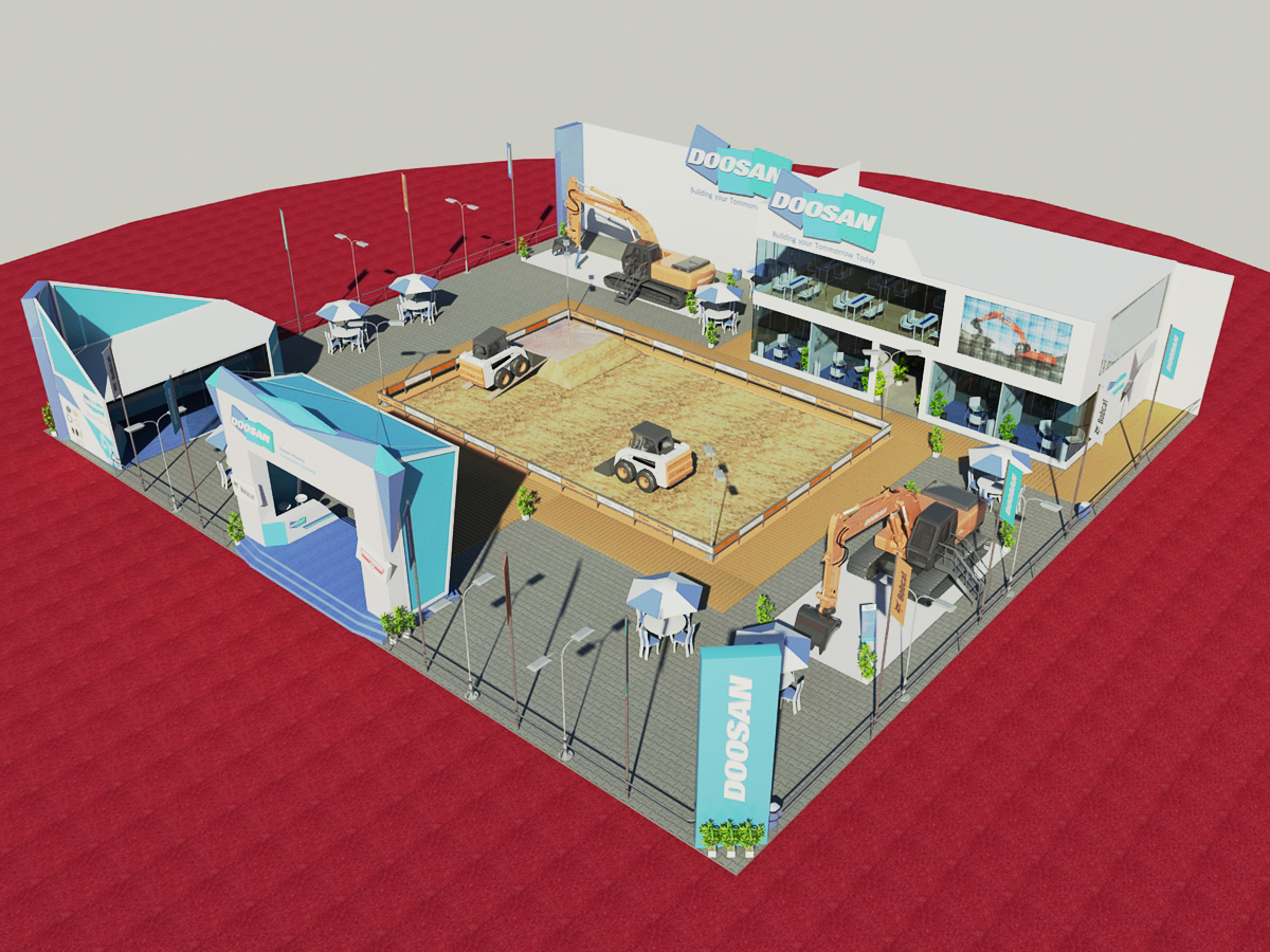 Doosan for Excon 2013 at BIEC, Bnglr-1