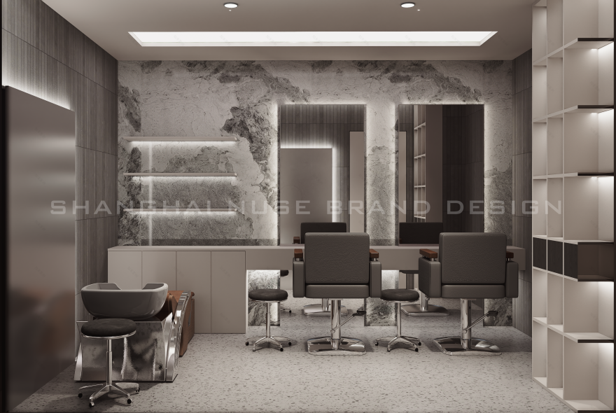 美发店设计丨木村空间设计有限公司-30