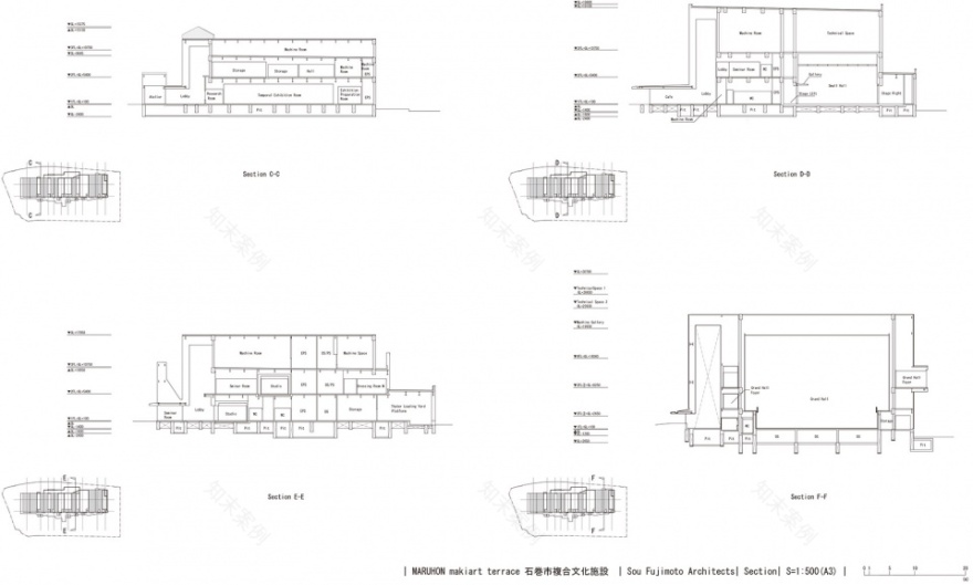 石卷市综合文化设施丨日本丨藤本壮介建筑设计事务所-52