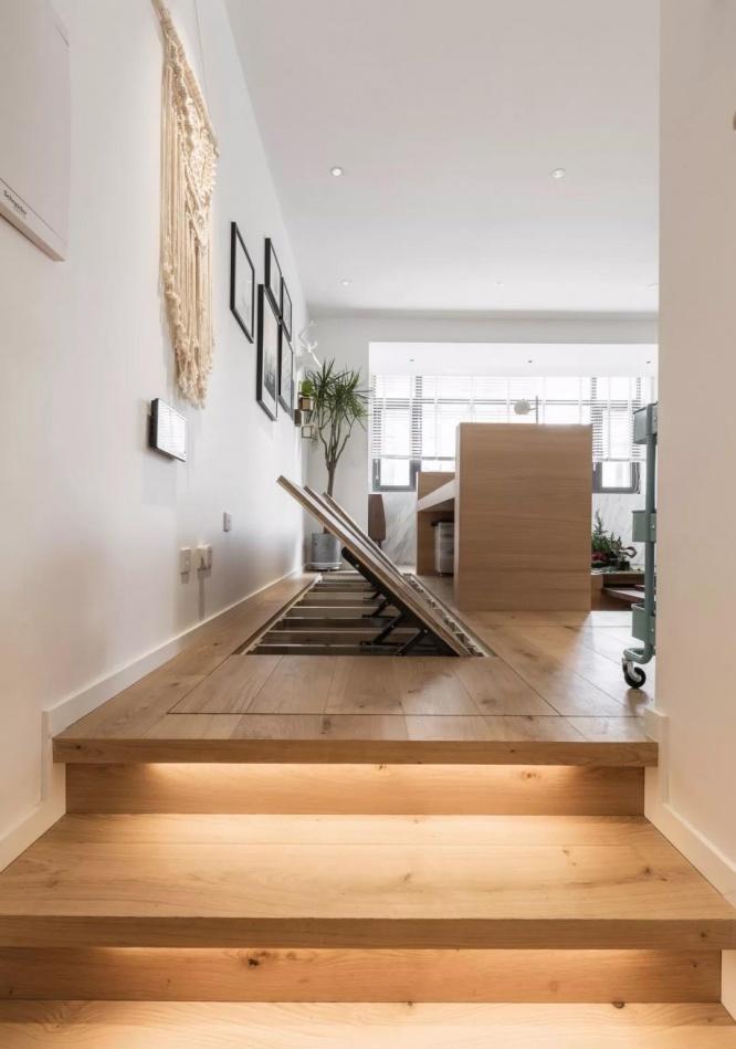 错落有致，60 平米囊括四海的丁克夫妻家居设计-19