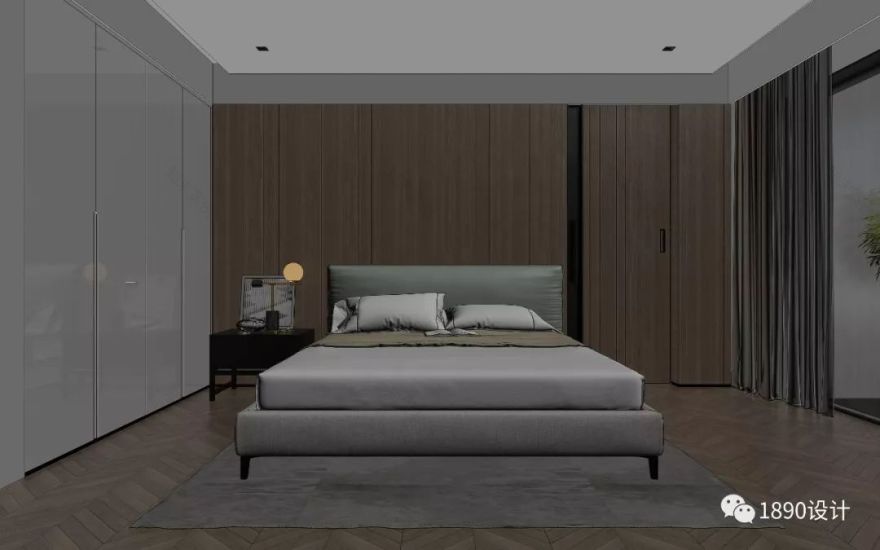 万科森林公园 242㎡通厅设计,折纸概念让空间更立体-19