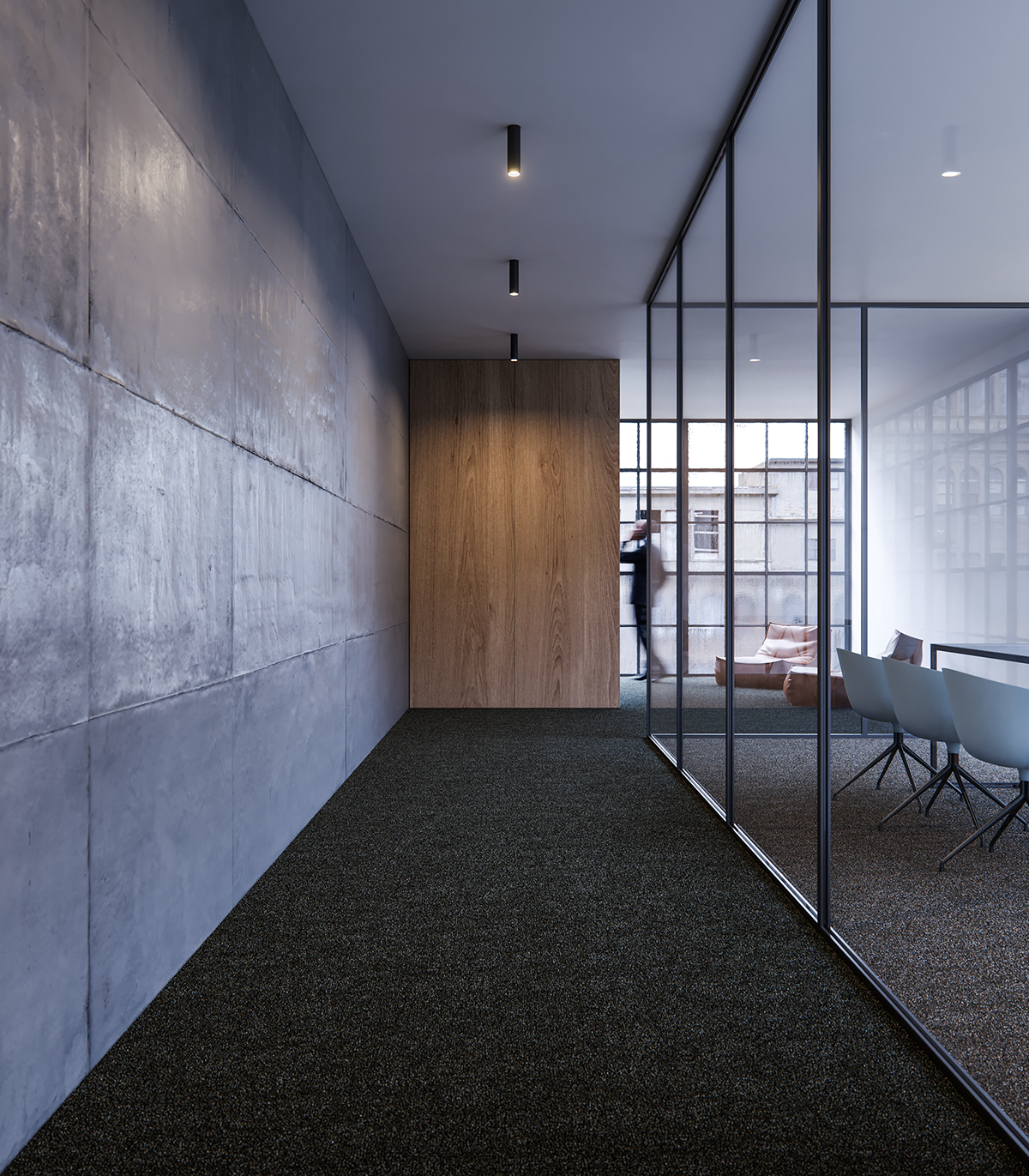 现代工业风LOFT空间-3