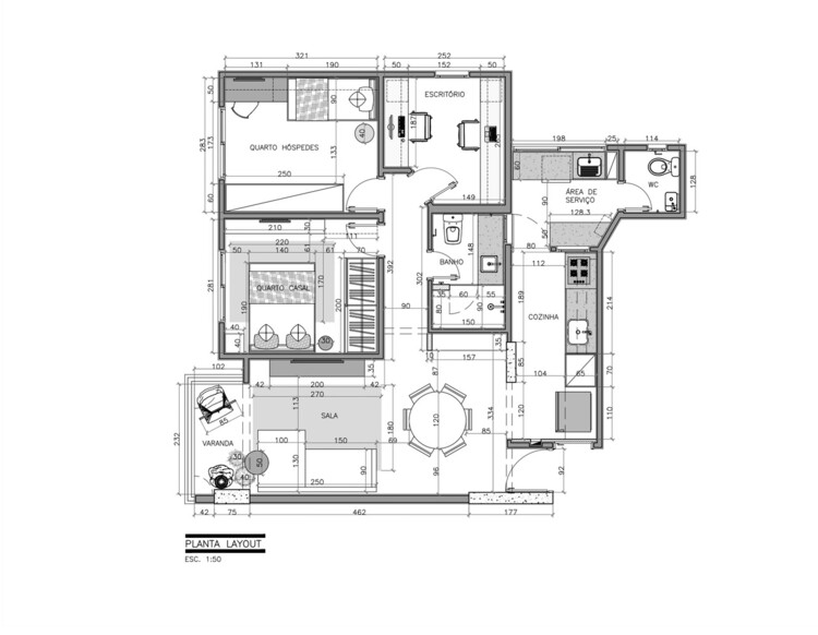 巴西公寓客厅的 10 种创新布局丨АrсhDаilу-14