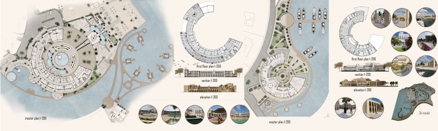 宁静海岸丨埃及丨艾斯尤特大学工程学院建筑系-9