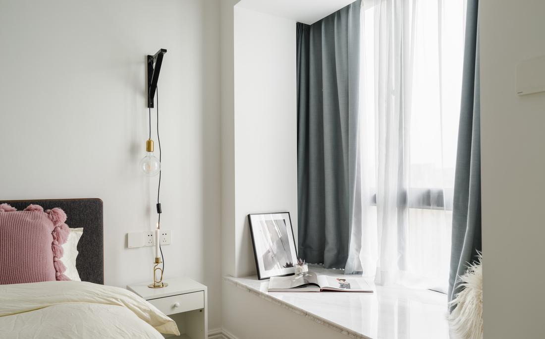 上海北欧风公寓设计,皇家代尔夫特蓝的 INS 风情-38