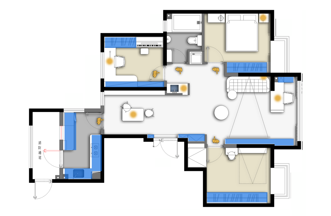 现代简约TRACE居室设计丨中国西安丨泽一软装,泽木制造-29