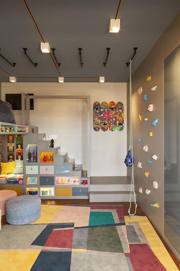 2017 巴西 CASACOR Franca 展 | Adriana Fontana 设计的互动儿童房-2