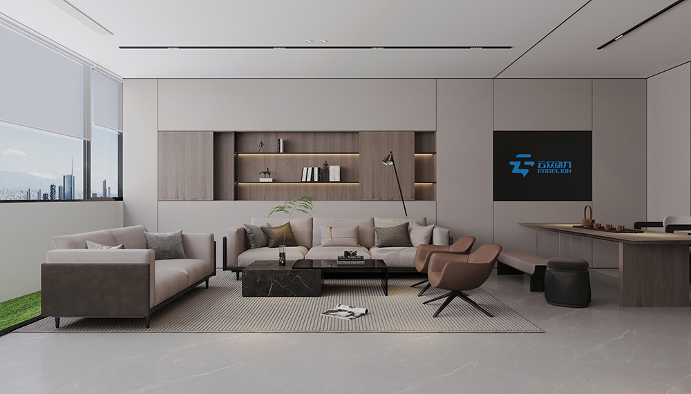 几何韵律,无界新生:云众动力办公空间丨中国福州丨DOBEST杜贝品牌设计（广州）-18