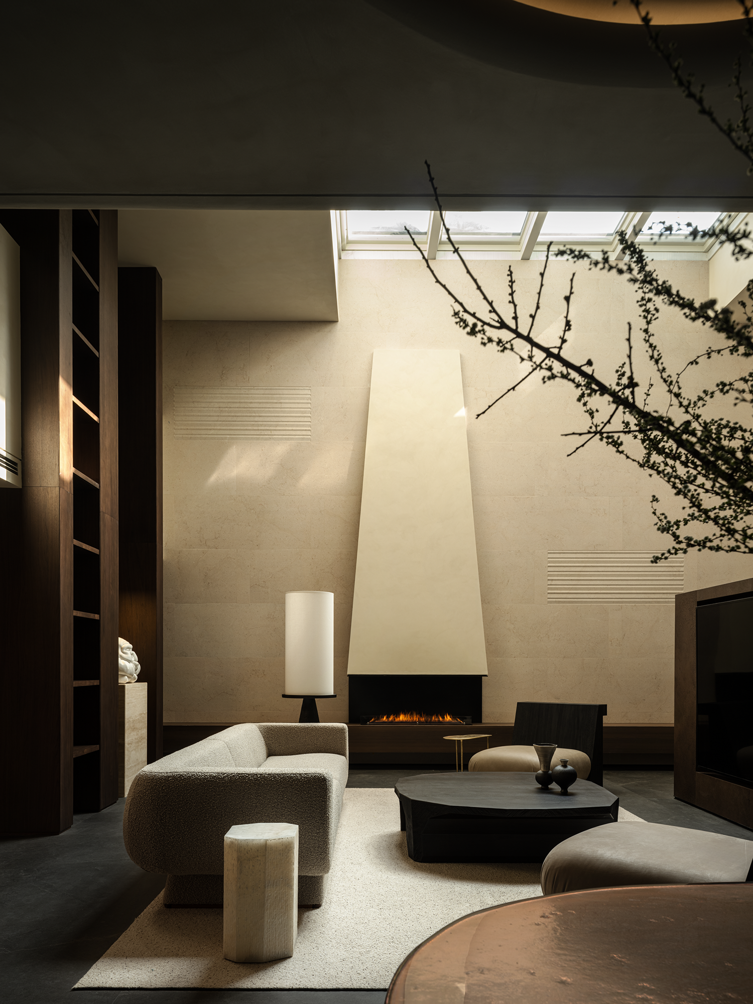 武汉450㎡静谧别墅,现代东方丨中国武汉丨卓元设计-12