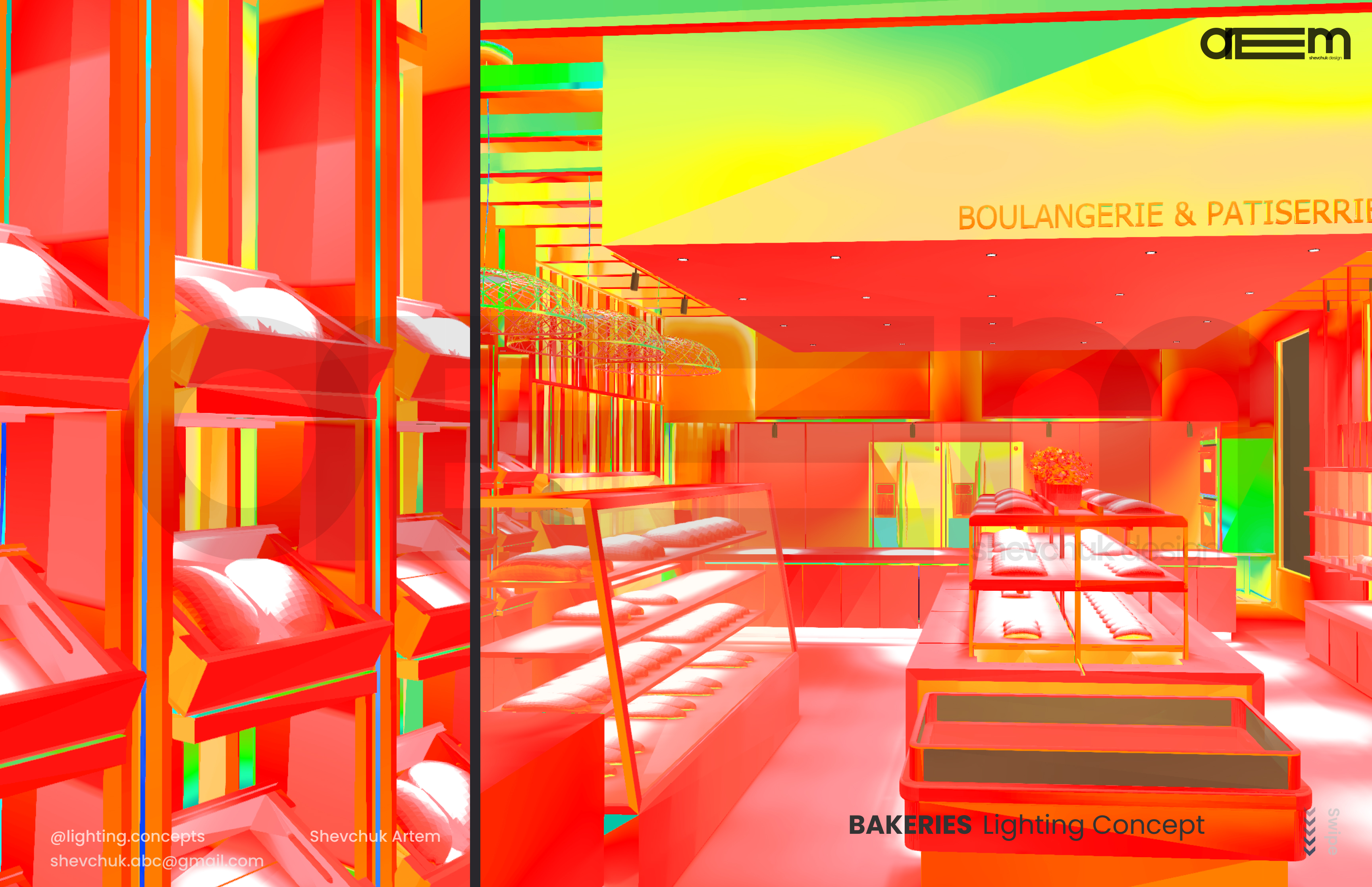 BAKERIES Lighting Concept | Dialux Evo-5