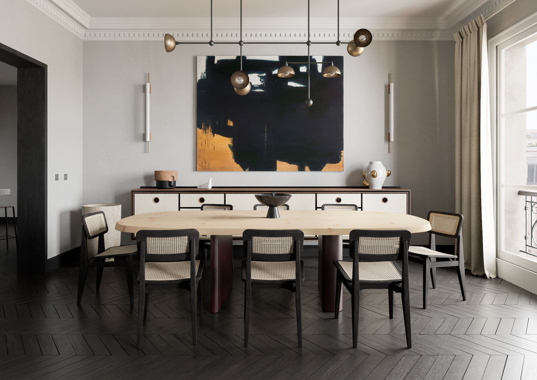 巴黎拉丁区18世纪建筑内公寓改造丨法国巴黎丨STUDIOVLACH（Thomas Vlach）-20