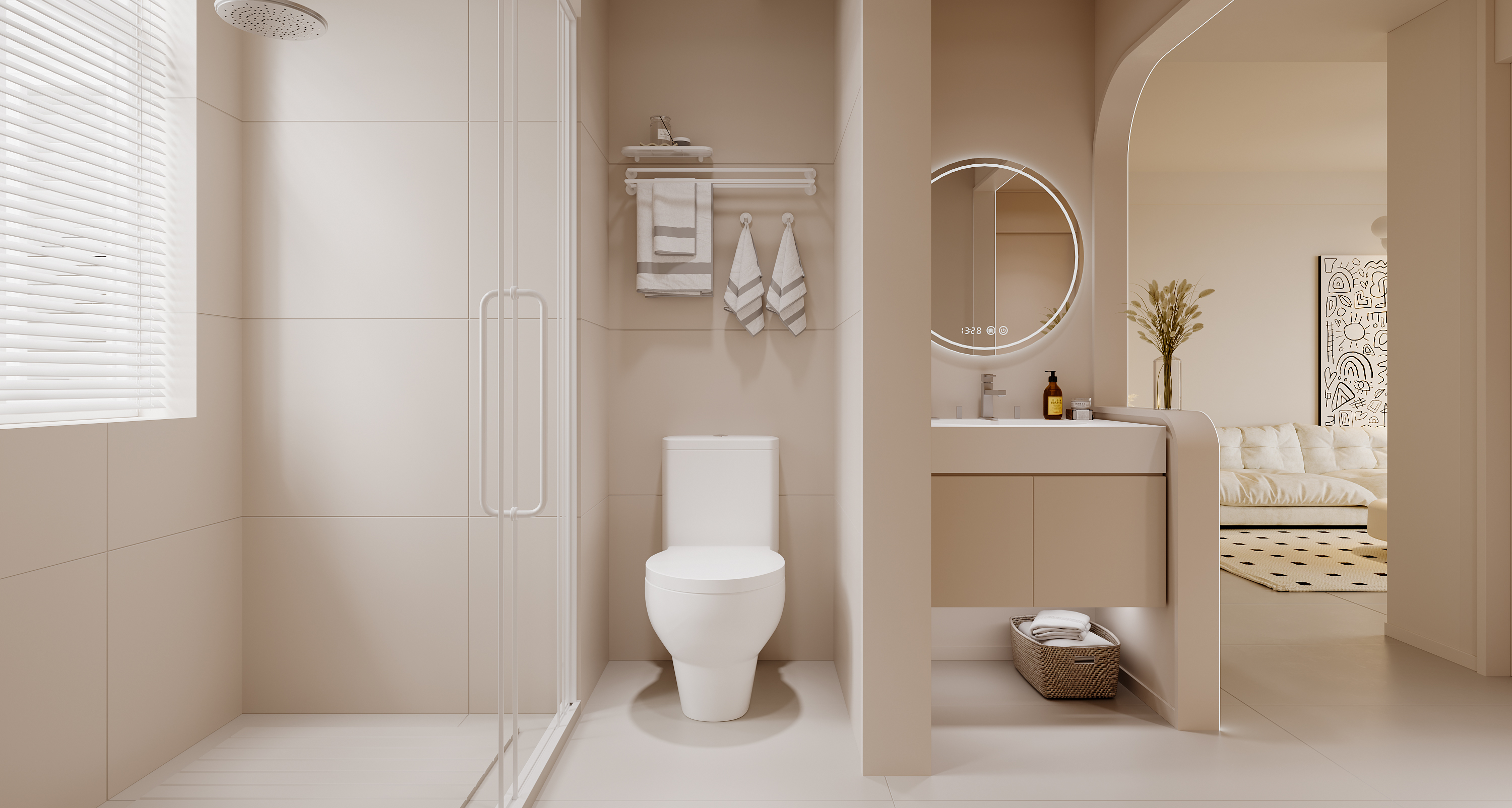 木石效果表现——奶油风家装-5