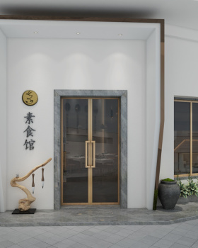 艺叶空间设计 · 素食馆环保健康风格赏析