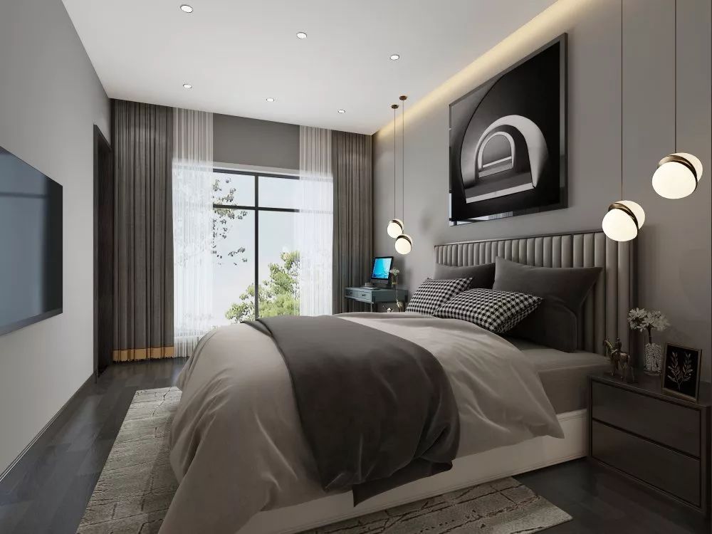 九里晴川现代轻奢风,高级灰与轻奢的完美融合-44