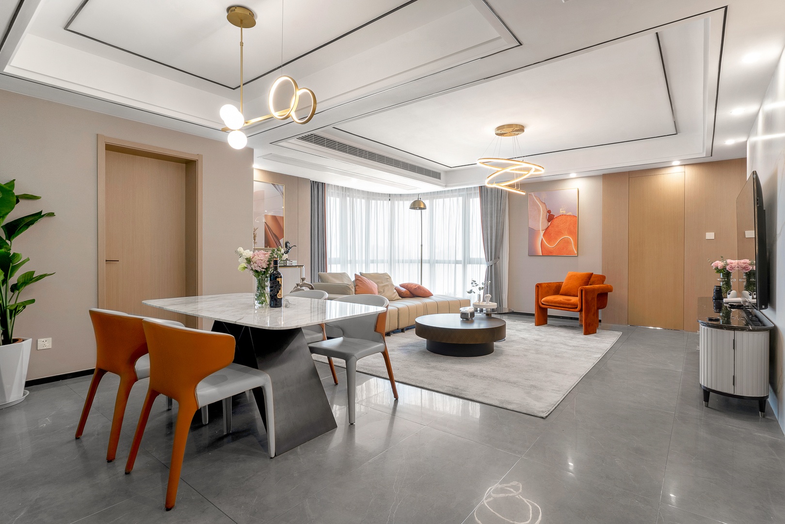 127㎡独具一格的江景房设计-7