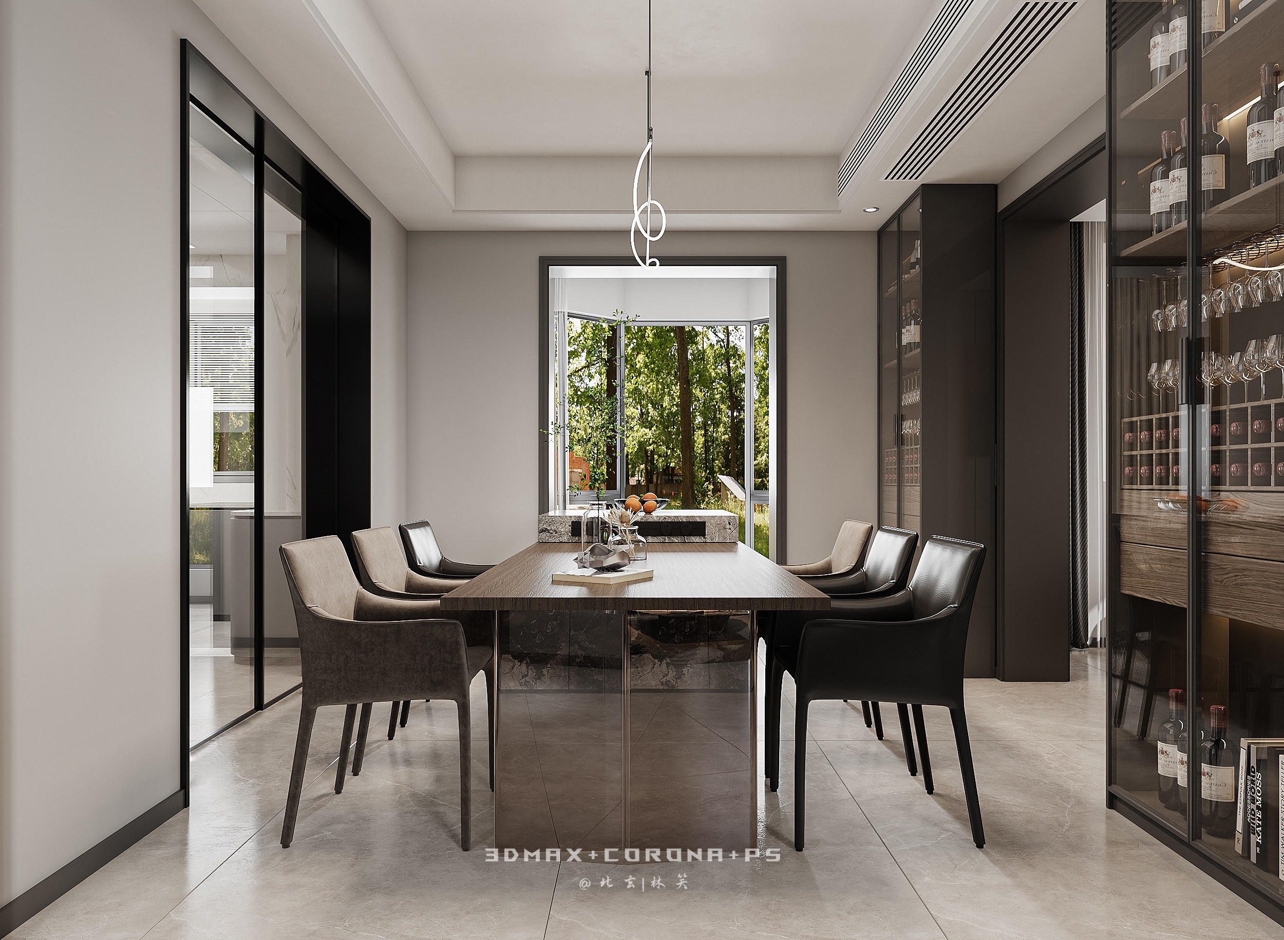 以简驭繁，勾勒现代墅居的高级质感-10