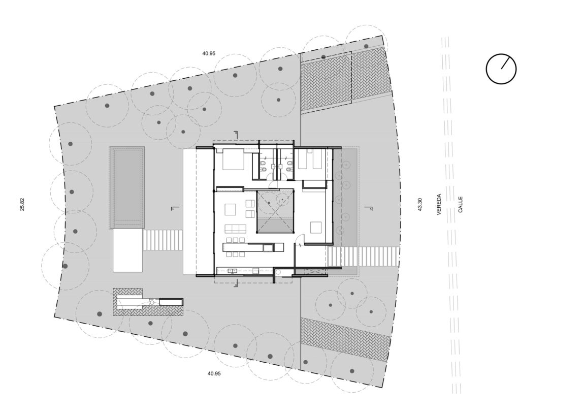 Spectacular Concrete House Surrounded by Fields and Vegetation-52