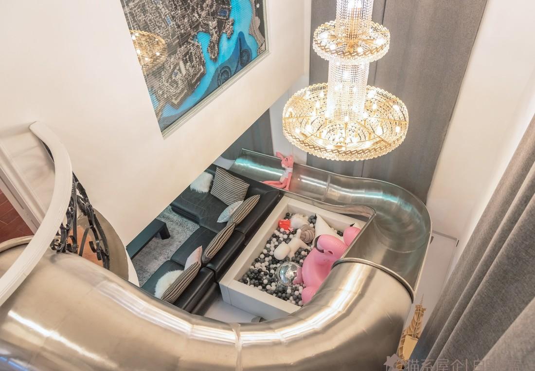 城市中心复式“游乐场” | 亲子空间设计与改造-19