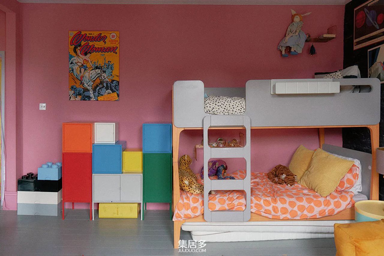 伦敦大胆色彩住宅丨英国伦敦-32