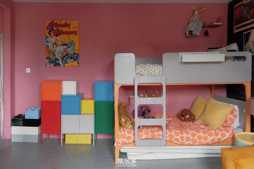 伦敦大胆色彩住宅丨英国伦敦-32
