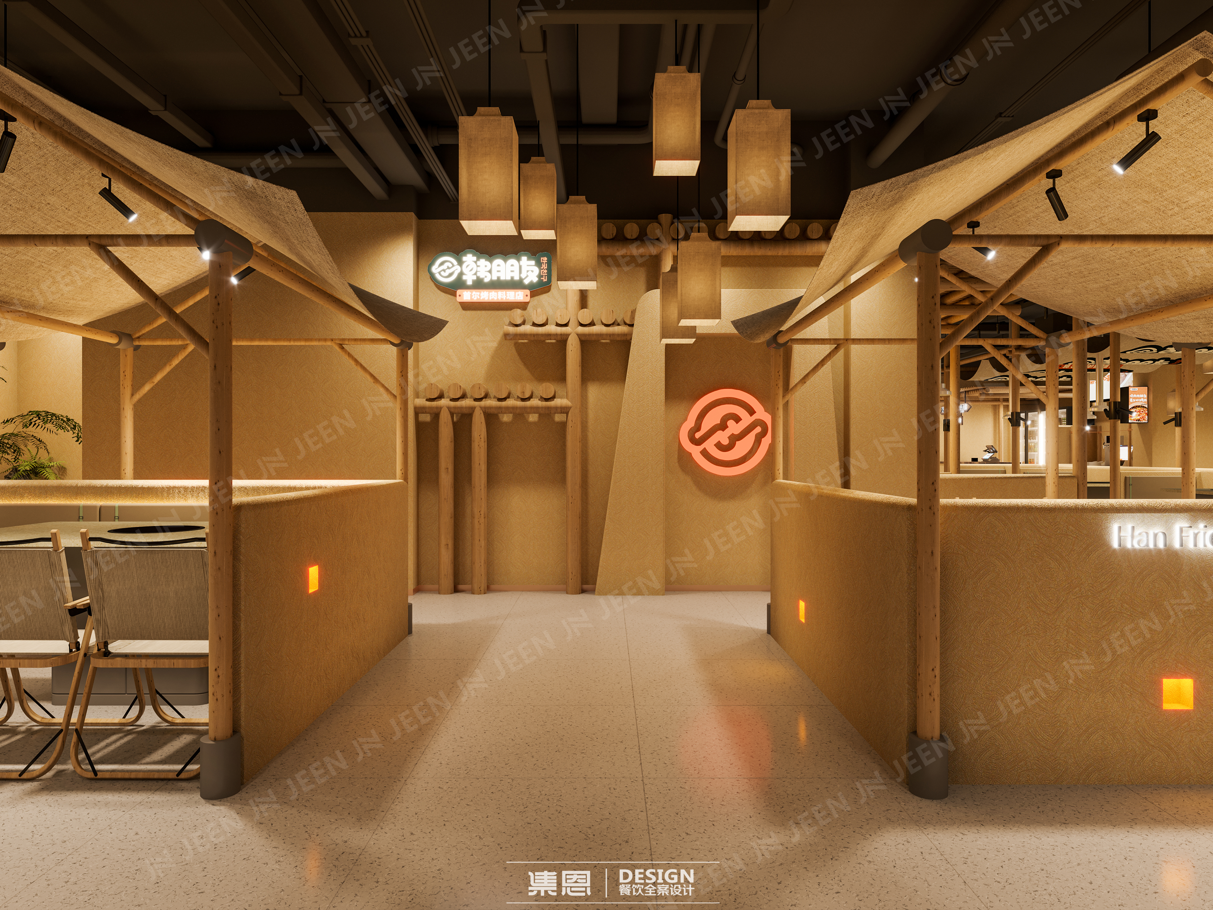 韩朋友·烤肉料理丨中国信阳丨集恩餐饮全案设计-18