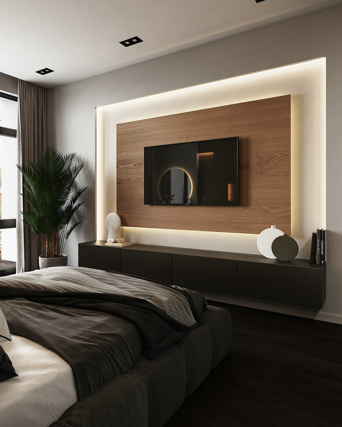 莫斯科87㎡ 暗色系空间设计-10