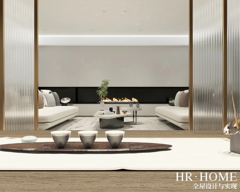 素雅极简别墅设计丨中国常州丨常州和尊设计-5