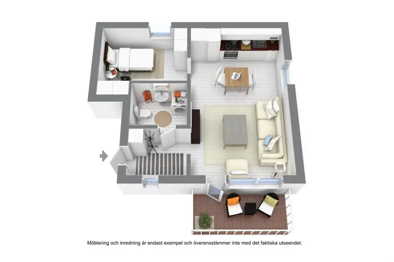 51 平米自然简约一居室-17
