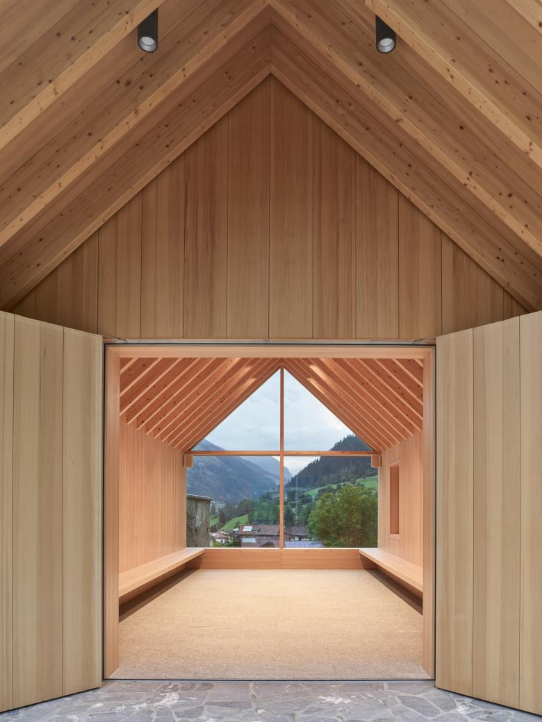 Kurt Hörbst Architekturfotografie丨Aufbahrungshalle Mörtschach丨奥地利-18