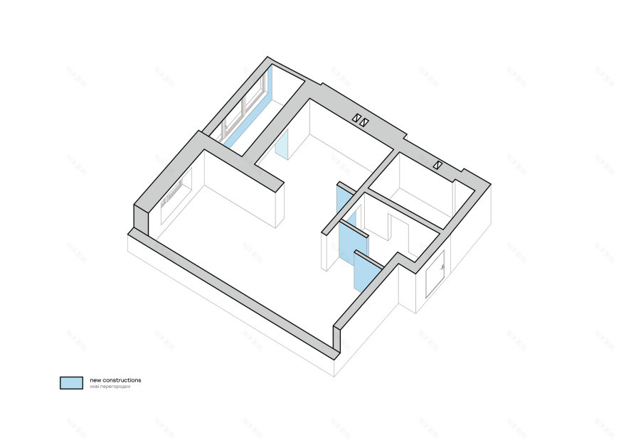 Lviv 公寓室内设计丨乌克兰利沃夫丨Viktoriia Aloshyna-43