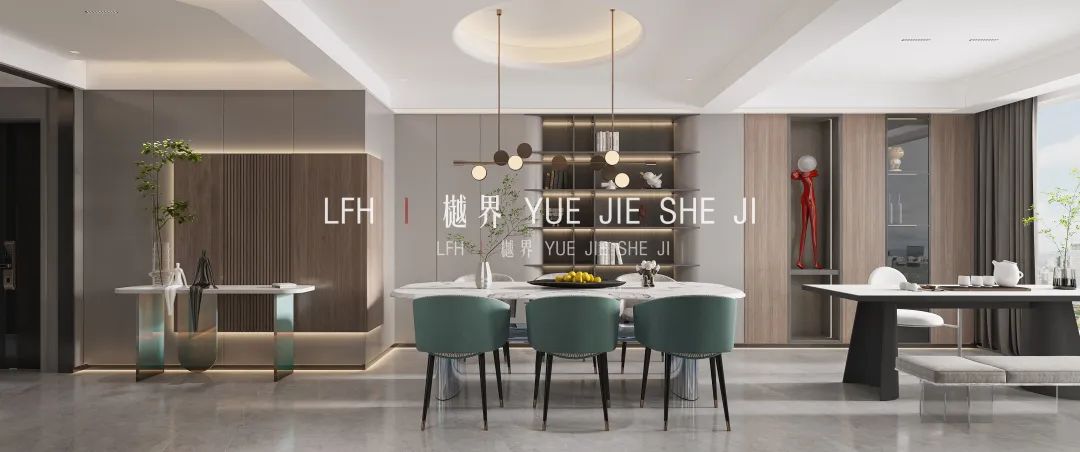 金谷苑现代轻奢复式设计丨LFH·樾界设计工作室-28