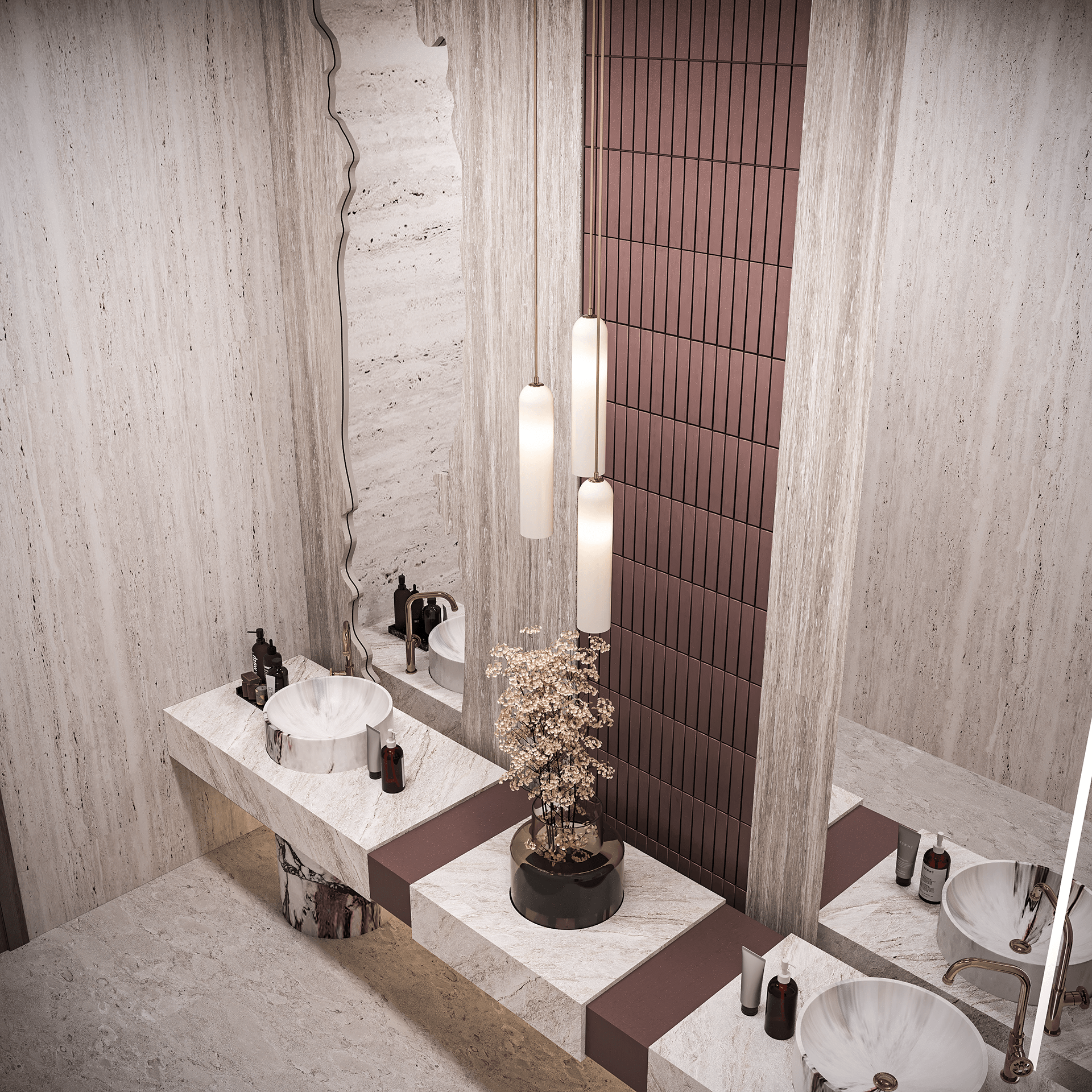 利比亚别墅的客厅卫生间丨Artika Studio-7