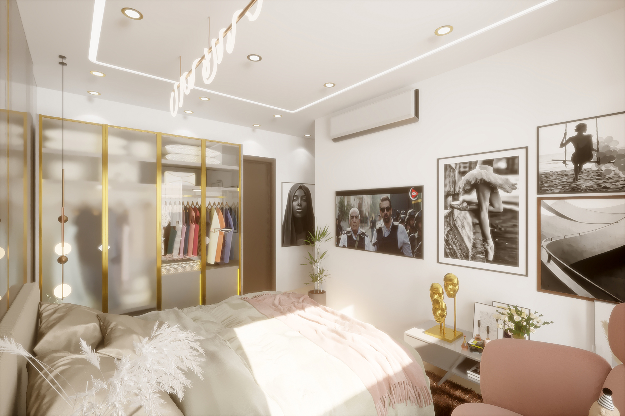 Modern Girl Bed Room 2021-7