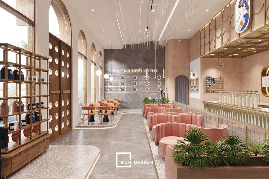 Moong Tea奶茶店设计项目丨越南河内丨KenDesign-15