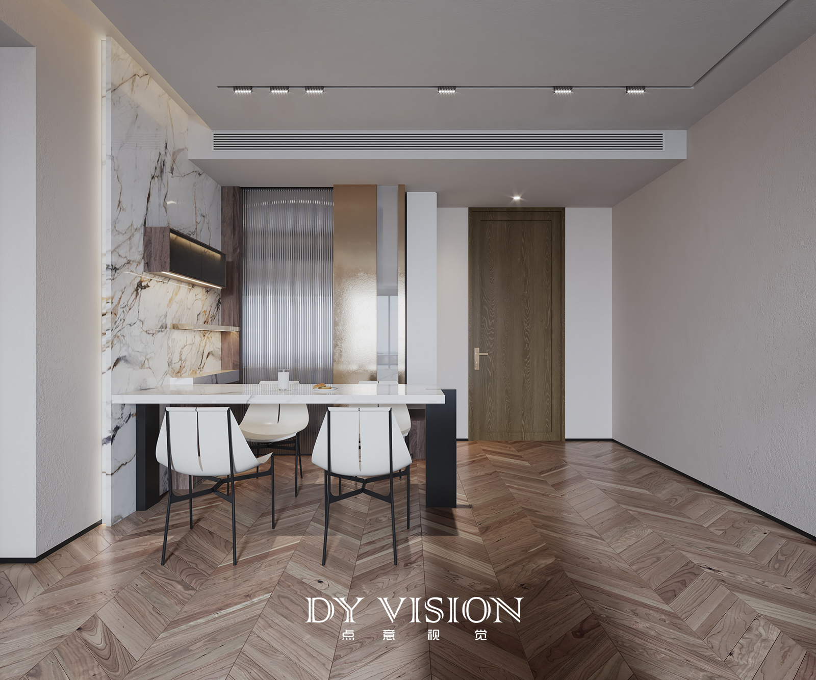 现代极简家装空间表现-10