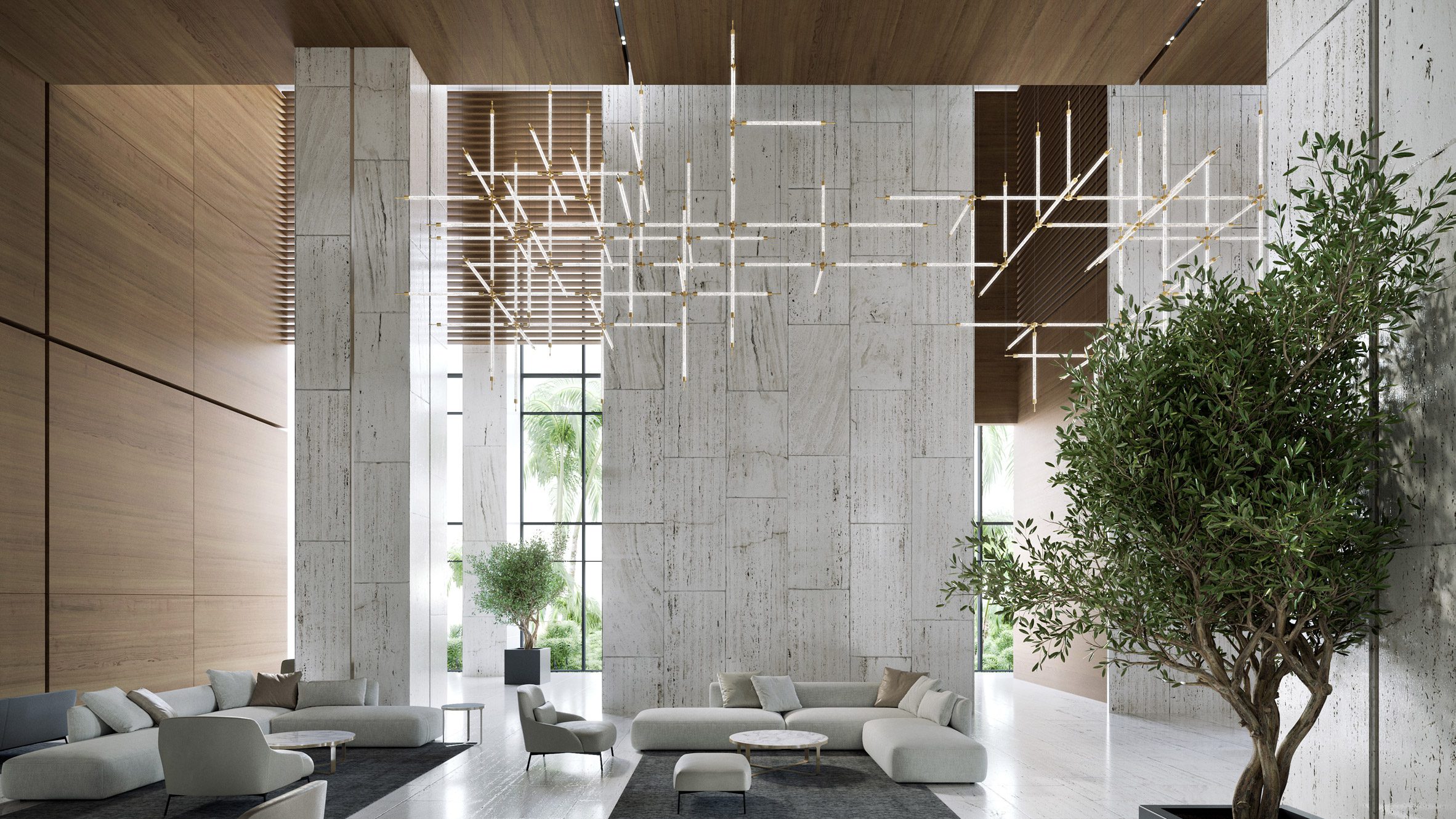 Preciosa Lighting 推出模块化水晶网格吊灯-0