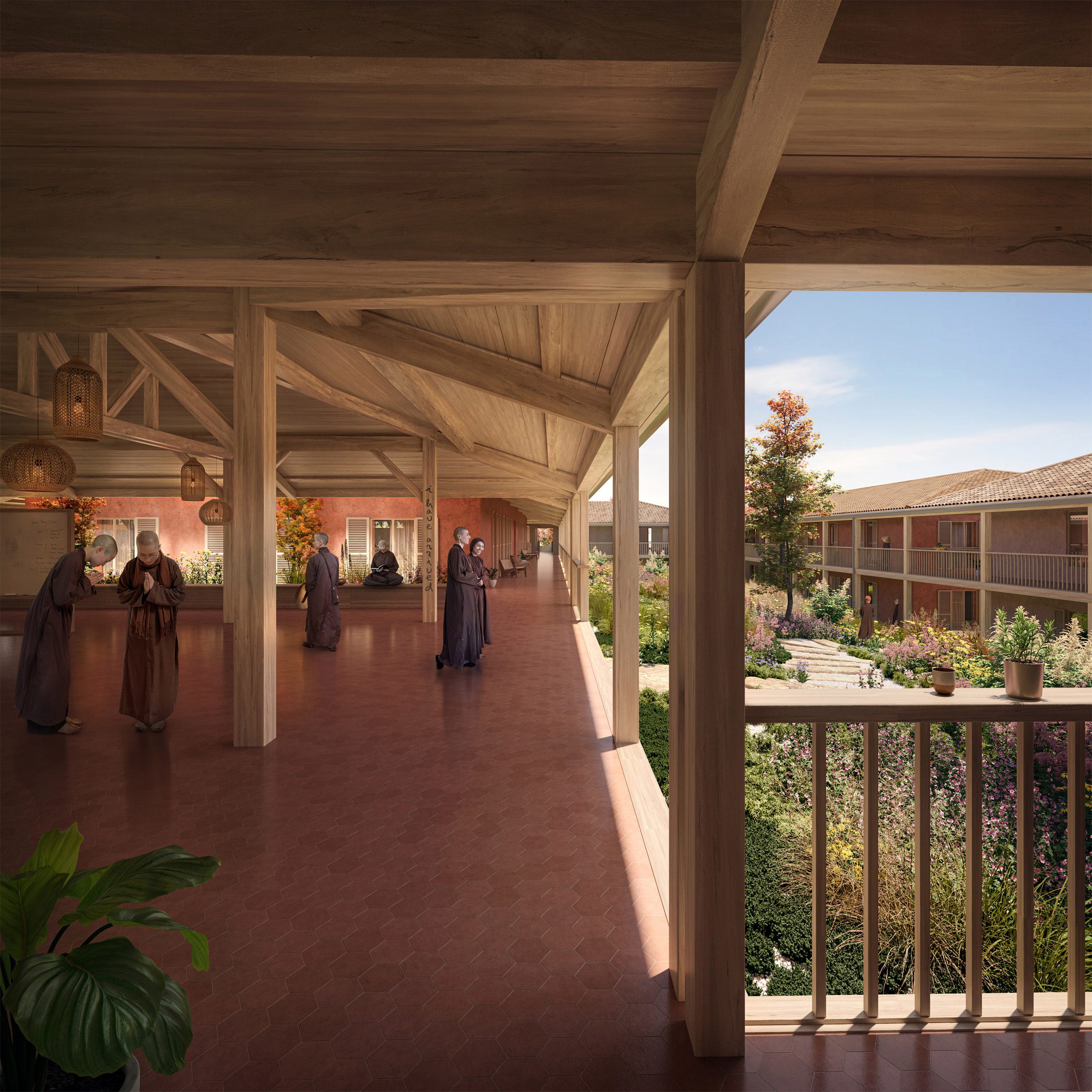 法国Plum Village佛教修道院改造项目丨MVRDV,Moonwalklocal-3