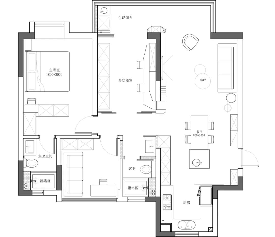 南京中交锦致110㎡三口之家LDK升级版设计丨中国南京丨熹维设计-16