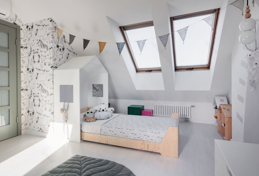 复式公寓改造·客厅带吊床的室内设计-50