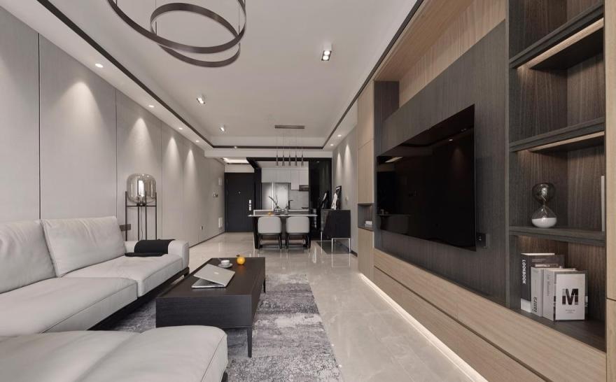 极简艺术家居,开放式厨房打造生活新体验-10