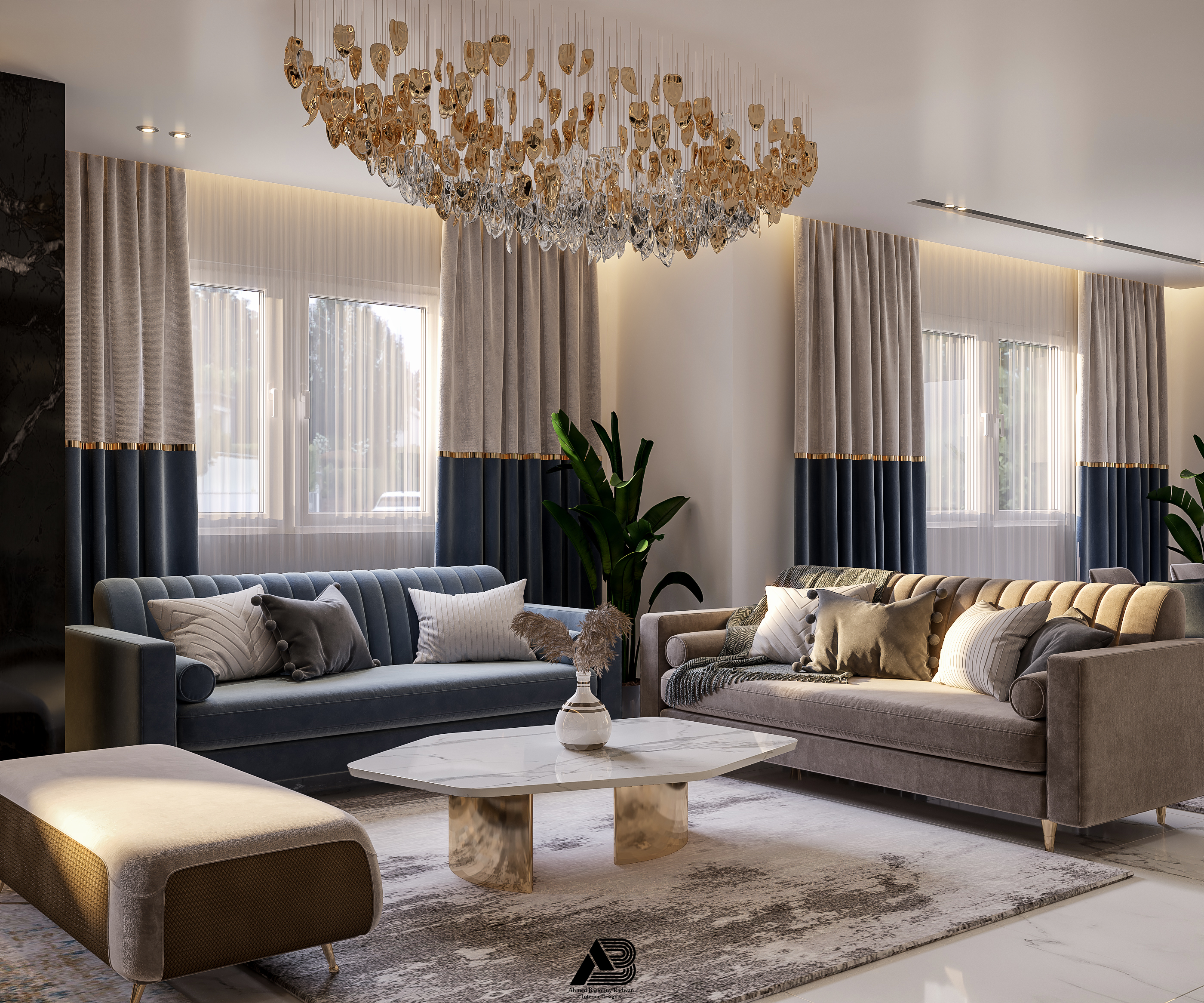 接待与餐饮丨埃及丨AB Design Studio-7