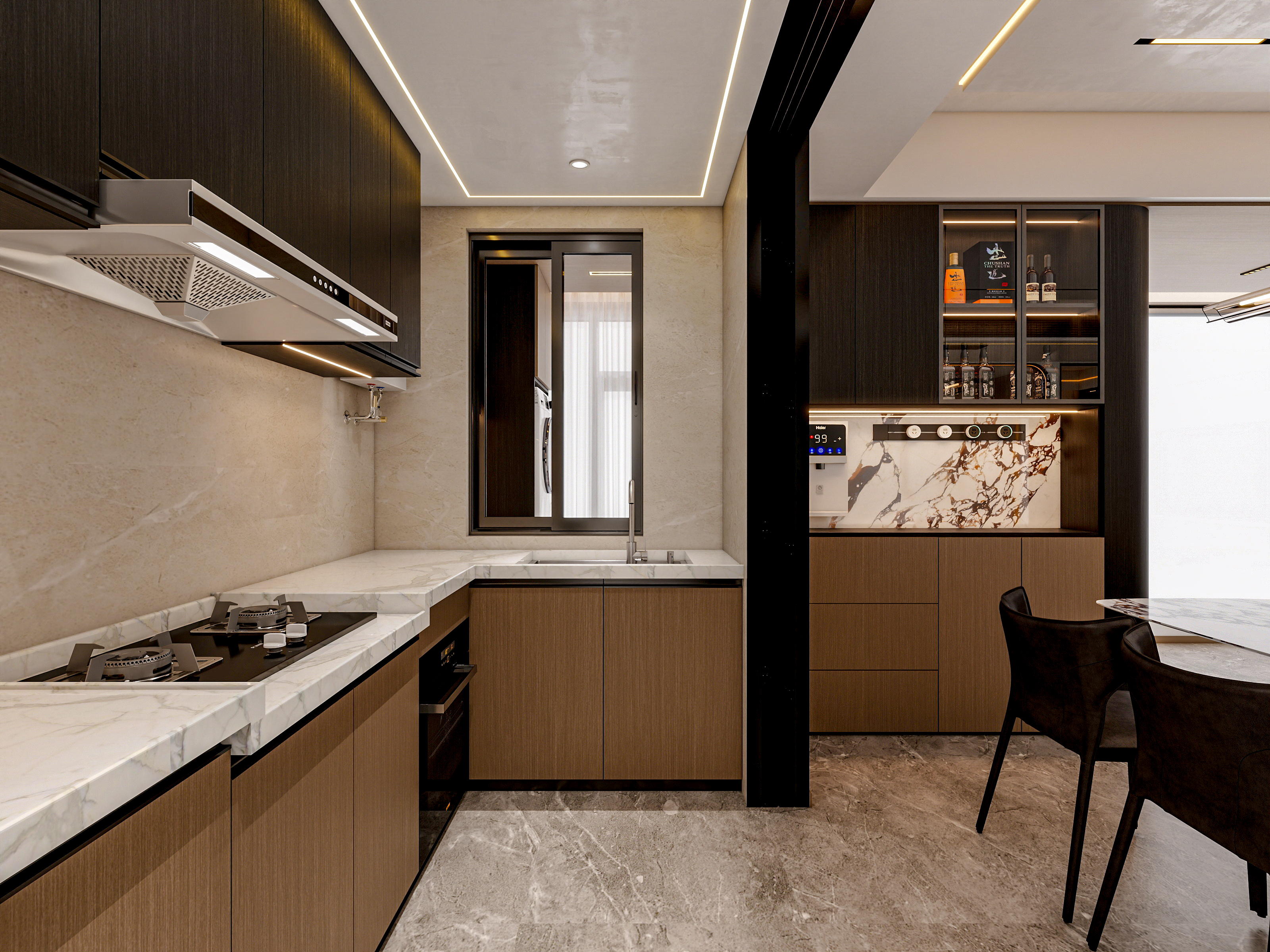 四川成都锦粼湖院二期（118平方意式极简三居室）-43