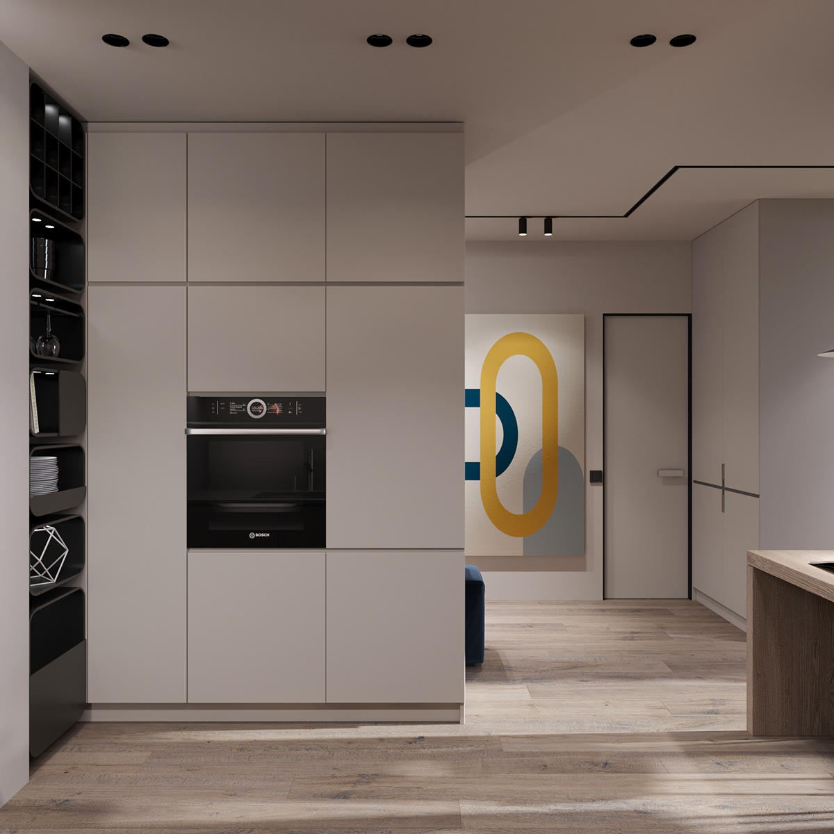 开放式 小户型一居设计-12