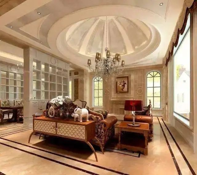 客厅吊顶六大设计,提升空间格调-21