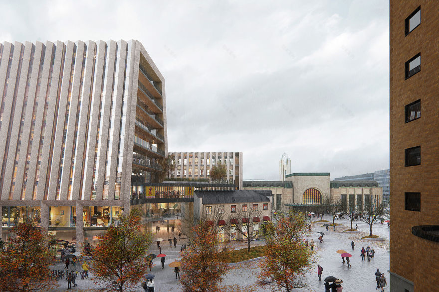 Klyyga(“the crossing”)新广场及城市街区丨芬兰赫尔辛基丨Snøhetta,WSP,Davidsson Tarkela Oy-17