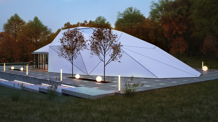 山间“贝壳”别墅-8