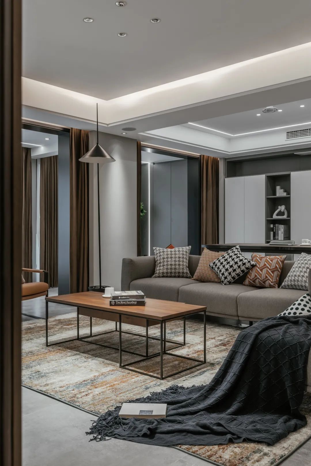 云筑 DESIGN 邵曼 | 化繁为简,四室变身两室大尺度空间-47