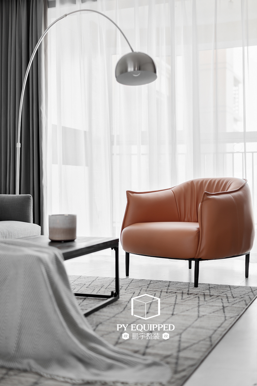 125㎡极简北欧风，白色空间的人性化细节设计-9