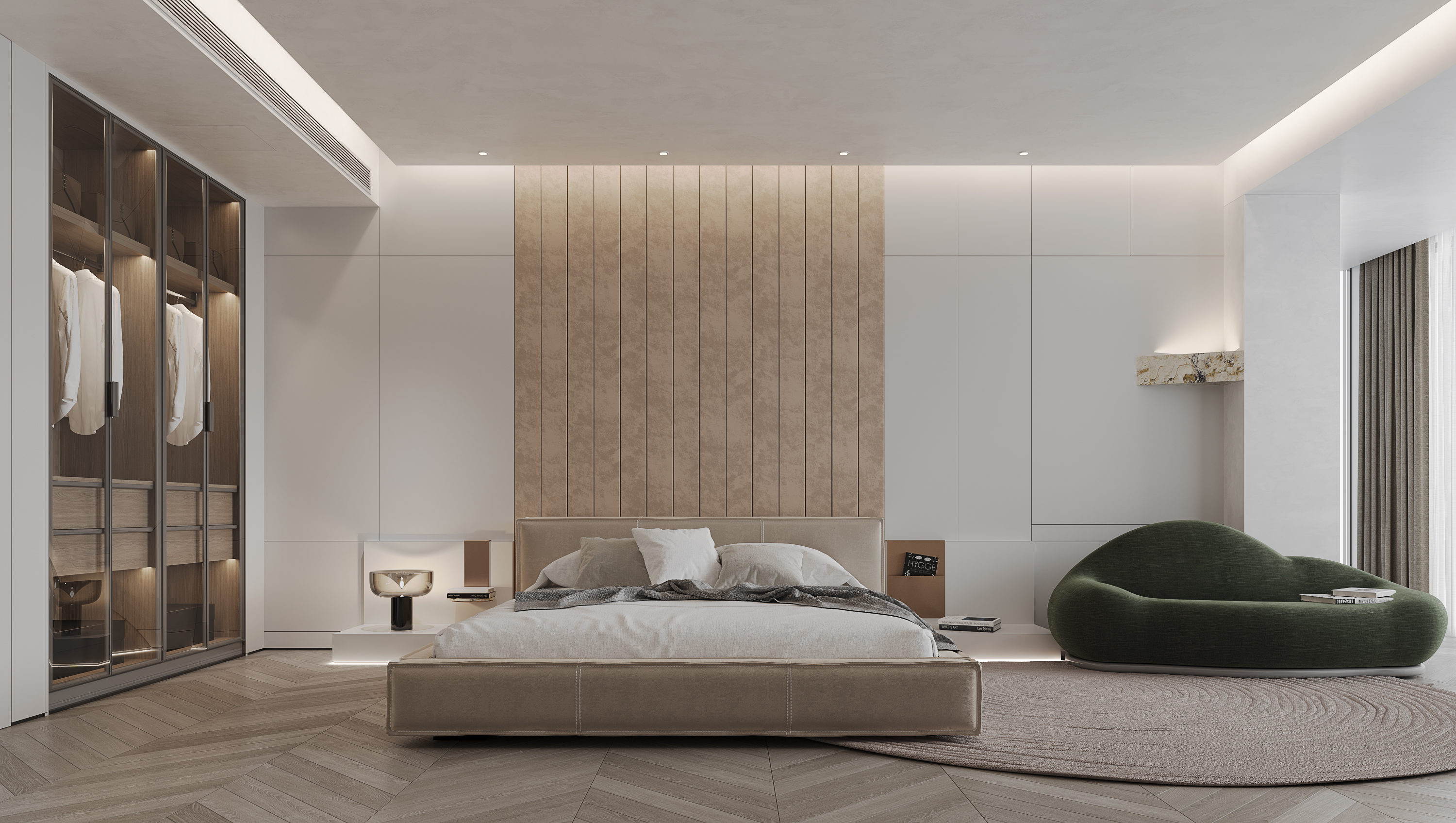 家装大平层奶油风-18